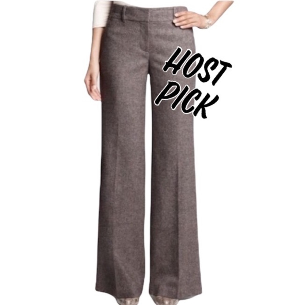 Ann Taylor Brown Tweed Pants